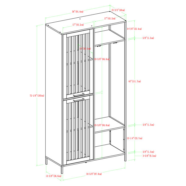 Mercury Row Mcquillen Hall Tree 36 Wide with Shoe Storage